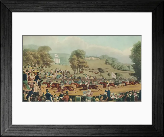Framed Print : Heaton Park Races, 1835, (1929). Artist: Richard Reeve Framed Print : Heaton Park Races, 1835, (1929). Artist: Richard Reeve