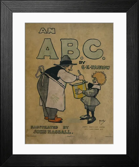 Framed Print : An A. B. C. of Everyday People - front page, 1903. Artist: John Hassall