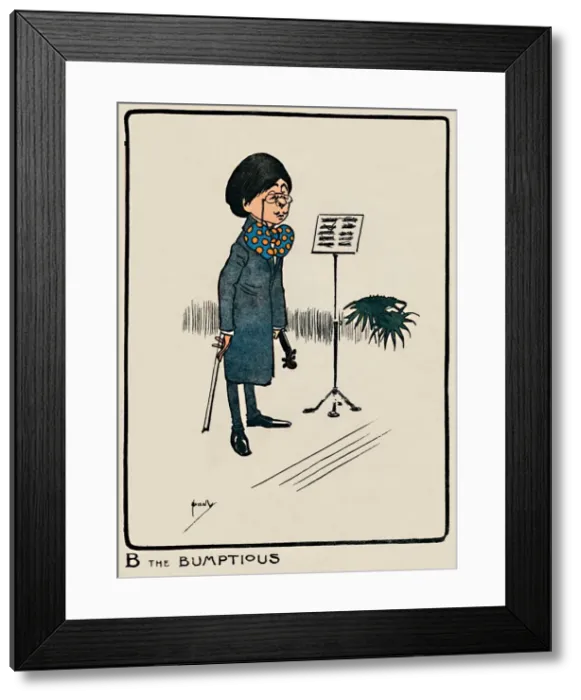 Framed Print : B the Bumptious, 1903. Artist: John Hassall Framed Print : B the Bumptious, 1903. Artist: John Hassall