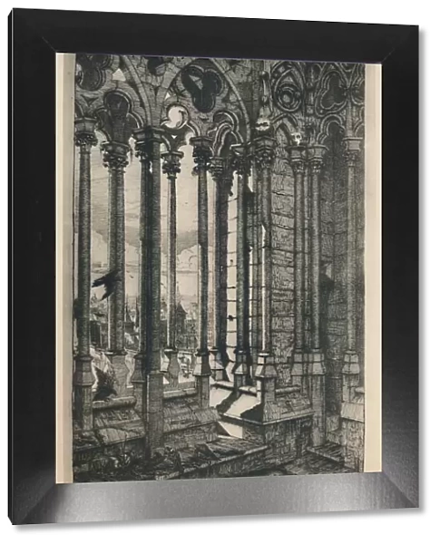 La Galerie Notre-Dame (3rd State, 11 1  /  8 x 6 15  /  16 Inches), 1853, (1927. ) Artist: Charles Meryon