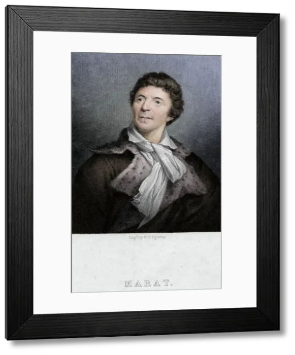 Framed Print : Jean-Paul Marat (1743-1793), physician, scientist and political theorist, c1830. Artist: WH Egleton Framed Print : Jean-Paul Marat (1743-1793), physician, scientist and political theorist, c1830. Artist: WH Egleton