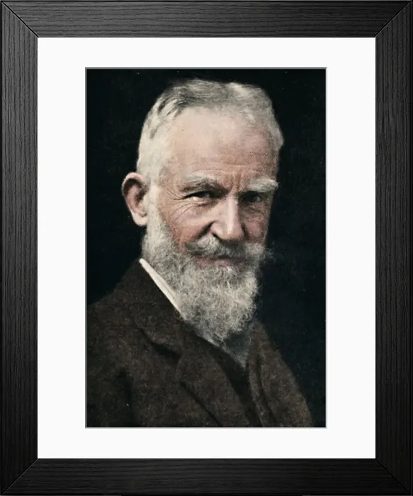 Framed Print : George Bernard Shaw, c1925 Framed Print : George Bernard Shaw, c1925