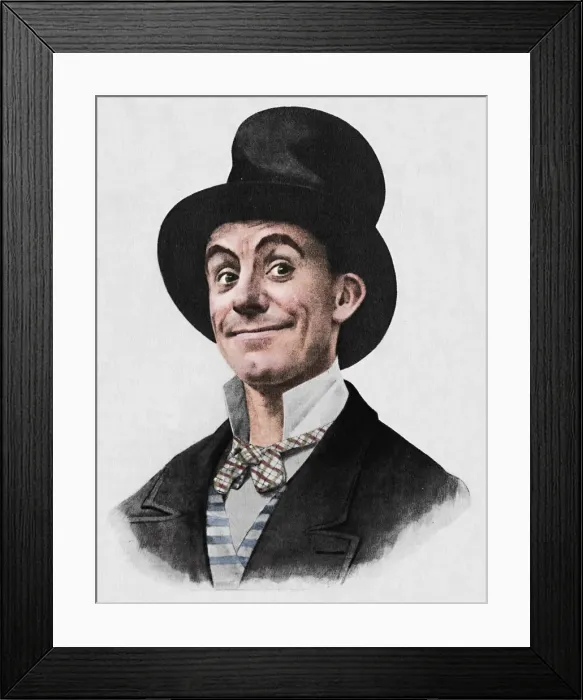 Framed Print : Dan Leno, 1942 Framed Print : Dan Leno, 1942