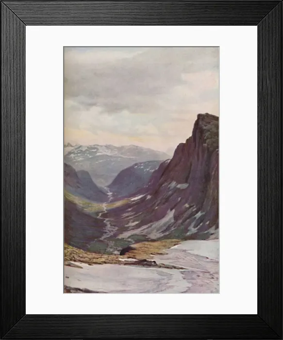 Framed Print : Norway, early 19th century, (c1930s). Artist: Richard Thomas Underwood Framed Print : Norway, early 19th century, (c1930s). Artist: Richard Thomas Underwood