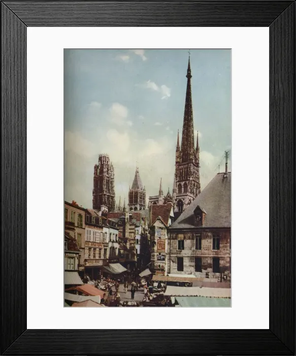 Framed Print : Normandy, c1930s. Artist: Donald McLeish Framed Print : Normandy, c1930s. Artist: Donald McLeish