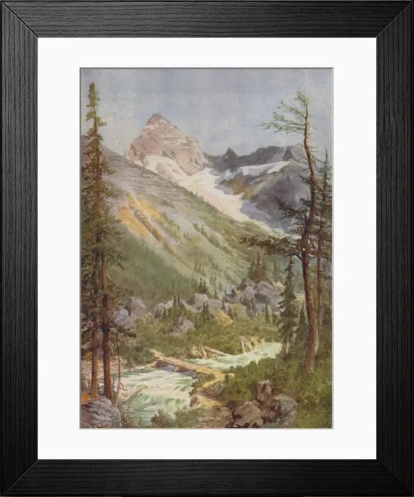 Framed Print : Scene in the Rocky Mountains, 1924 Framed Print : Scene in the Rocky Mountains, 1924
