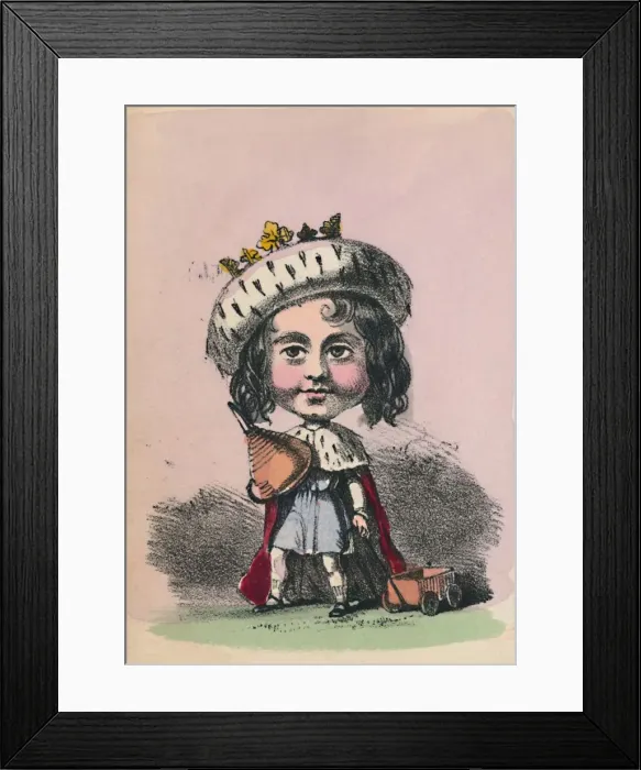 Framed Print : Edward V, 1856. Artist: Alfred Crowquill Framed Print : Edward V, 1856. Artist: Alfred Crowquill