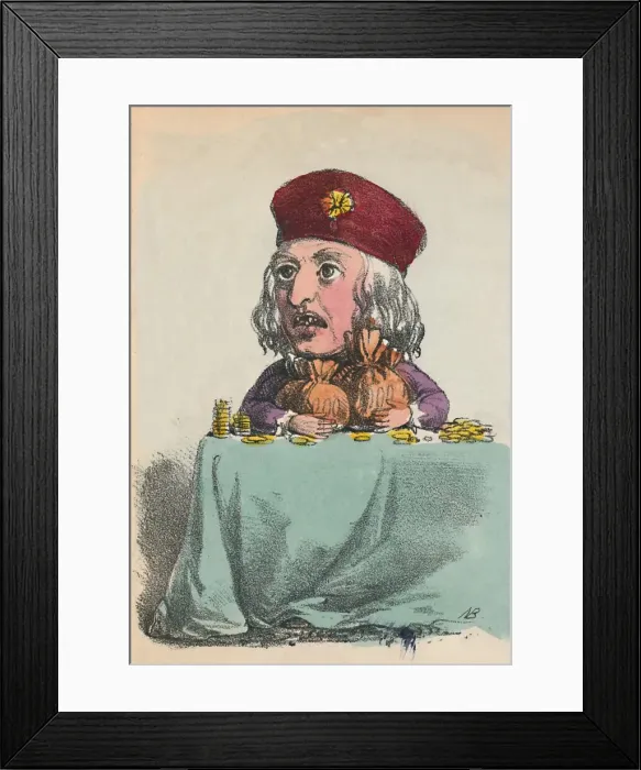Framed Print : Henry VII, 1856. Artist: Alfred Crowquill Framed Print : Henry VII, 1856. Artist: Alfred Crowquill