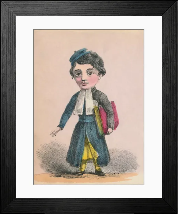 Framed Print : Edward VI, 1856. Artist: Alfred Crowquill Framed Print : Edward VI, 1856. Artist: Alfred Crowquill