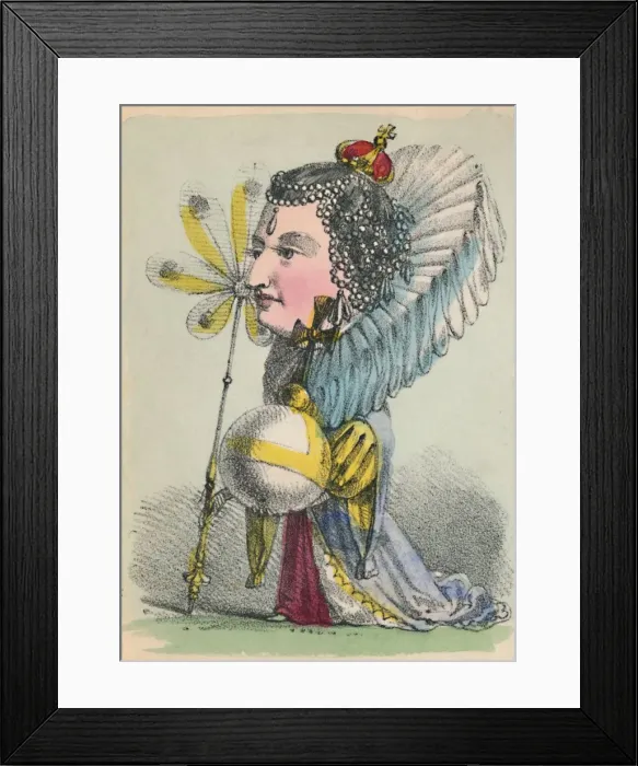 Framed Print : Elizabeth, 1856. Artist: Alfred Crowquill Framed Print : Elizabeth, 1856. Artist: Alfred Crowquill