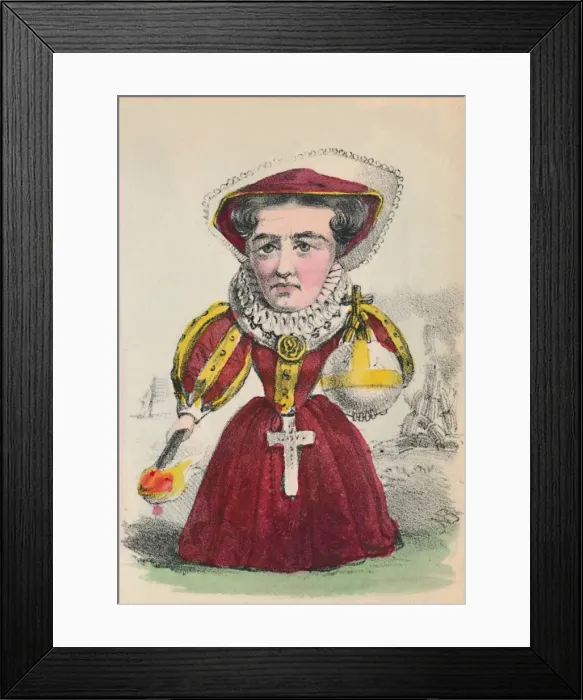 Framed Print : Mary, 1856. Artist: Alfred Crowquill Framed Print : Mary, 1856. Artist: Alfred Crowquill