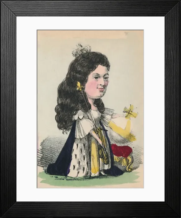 Framed Print : Anne, 1856. Artist: Alfred Crowquill Framed Print : Anne, 1856. Artist: Alfred Crowquill