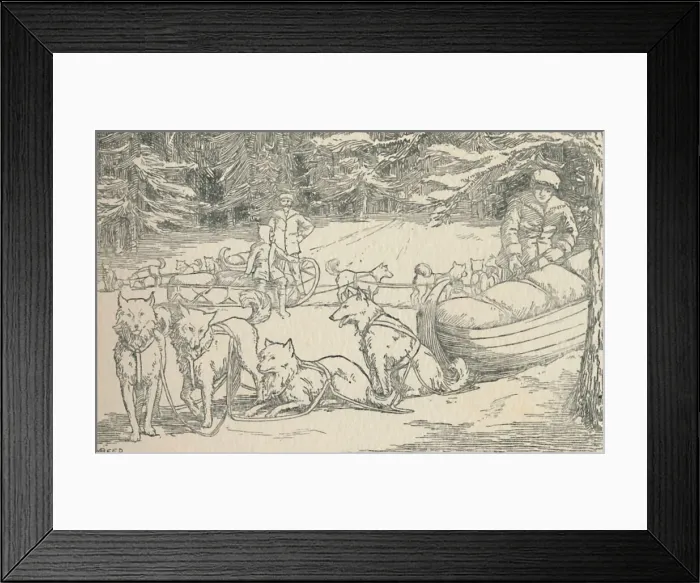 Framed Print : Fur-Trappers, 1924 Framed Print : Fur-Trappers, 1924