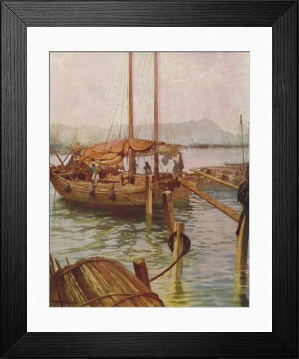Framed Print : Hong-Kong Harbour, 1924 Framed Print : Hong-Kong Harbour, 1924