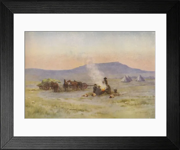 Framed Print : Boer Camp on the Veldt, 1924 Framed Print : Boer Camp on the Veldt, 1924