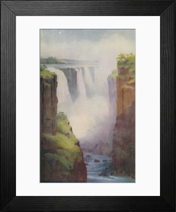 Framed Print : Victoria Falls, 1924 Framed Print : Victoria Falls, 1924