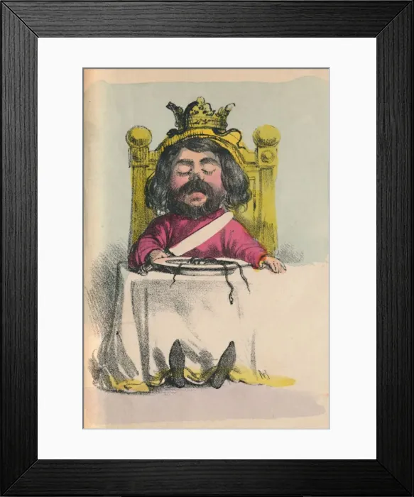 Framed Print : Henry I, 1856. Artist: Alfred Crowquill Framed Print : Henry I, 1856. Artist: Alfred Crowquill