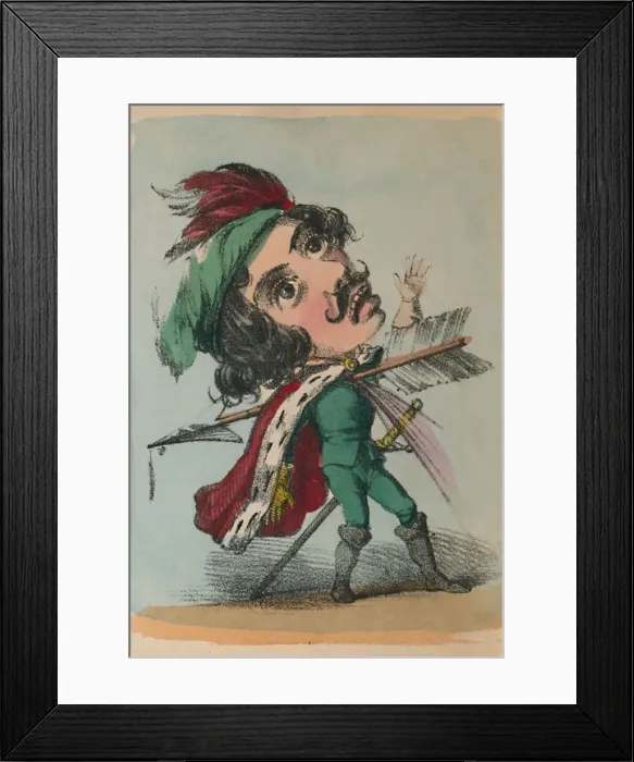 Framed Print : William Rufus, 1856. Artist: Alfred Crowquill Framed Print : William Rufus, 1856. Artist: Alfred Crowquill