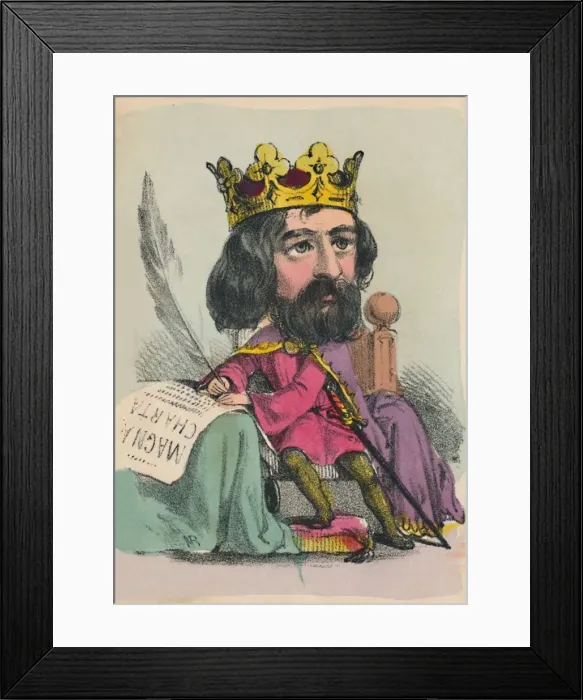 Framed Print : John, 1856. Artist: Alfred Crowquill Framed Print : John, 1856. Artist: Alfred Crowquill