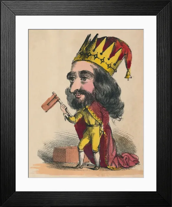 Framed Print : Henry III, 1856. Artist: Alfred Crowquill Framed Print : Henry III, 1856. Artist: Alfred Crowquill