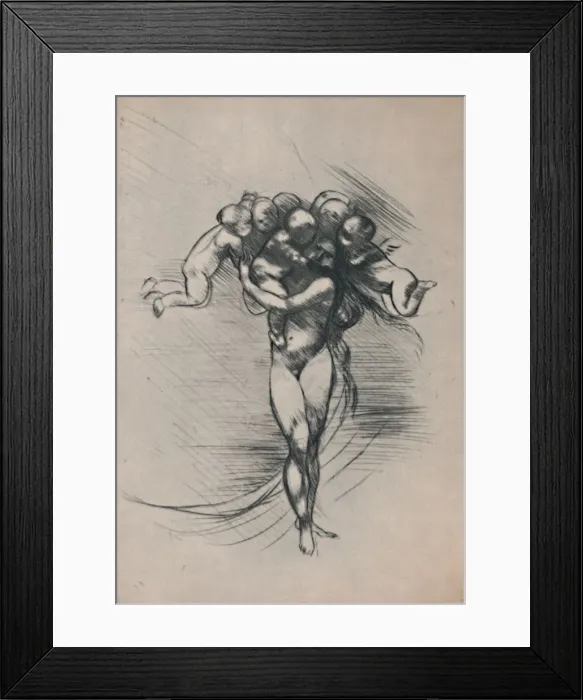 Framed Print : Springtime, c. 1880s, (1946). Artist: Auguste Rodin Framed Print : Springtime, c. 1880s, (1946). Artist: Auguste Rodin