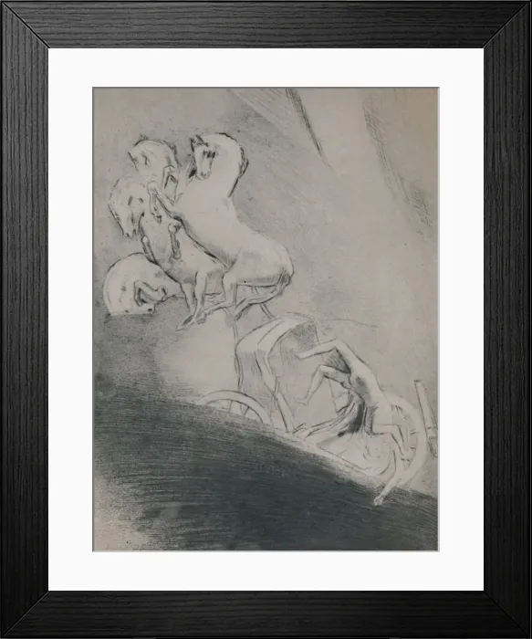Framed Print : The Fall of Phaeton, late 19th century, (1946). Artist: Odilon Redon Framed Print : The Fall of Phaeton, late 19th century, (1946). Artist: Odilon Redon