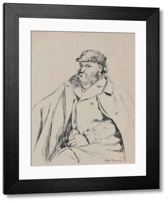 Framed Print : Portrait of CUzanne, c. 1874, (1946). Artist: Camille Pissarro Framed Print : Portrait of CUzanne, c. 1874, (1946). Artist: Camille Pissarro