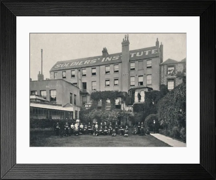 Framed Print : The Soldiers Institute, Portsmouth, 1904. Artist: Symonds & Co Framed Print : The Soldiers Institute, Portsmouth, 1904. Artist: Symonds & Co