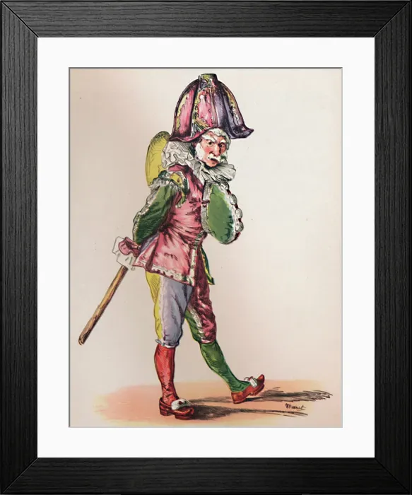 Framed Print : Punch, 1874-1876, (1946). Creator: Edouard Manet. Punch, 1874-1876, (1946). Creator: Edouard Manet Framed Print : Punch, 1874-1876, (1946). Creator: Edouard Manet. Punch, 1874-1876, (1946). Creator: Edouard Manet