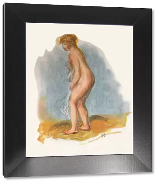 Bather Standing, 1946. Artist: Pierre-Auguste Renoir