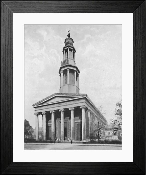 Framed Print : St. Pancras Church, 1904 Framed Print : St. Pancras Church, 1904
