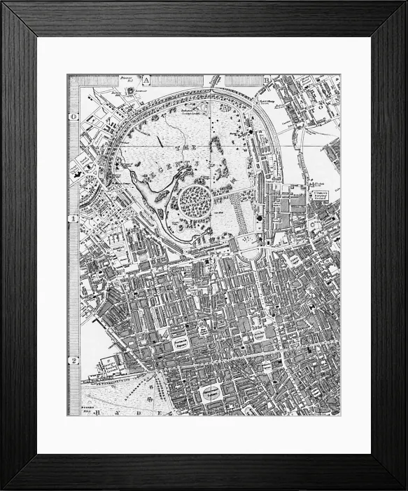 Framed Print : West London in 1832, 1832, (1904) Framed Print : West London in 1832, 1832, (1904)