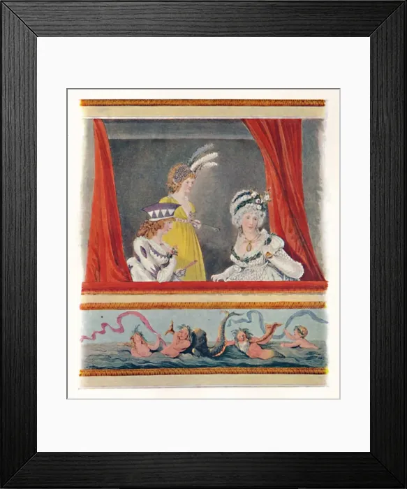 Framed Print : Ladies In Evening Dress, 1796, (1904) Framed Print : Ladies In Evening Dress, 1796, (1904)