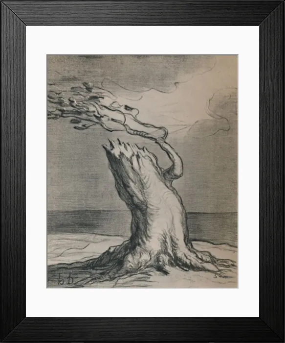 Framed Print : Poor France! The Trunk Is Blasted, 1871, (1946). Artist: Honore Daumier Framed Print : Poor France! The Trunk Is Blasted, 1871, (1946). Artist: Honore Daumier