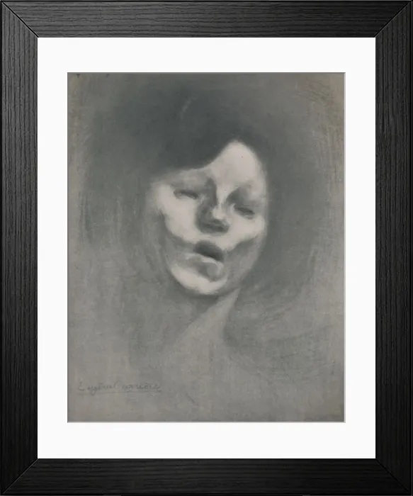 Framed Print : Marguerite Carriere, 1901, (1946). Artist: Eugene Carriere Framed Print : Marguerite Carriere, 1901, (1946). Artist: Eugene Carriere