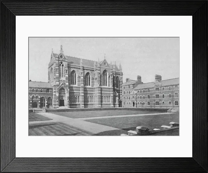 Framed Print : Quadrangle, Keble College, Oxford, 1904 Framed Print : Quadrangle, Keble College, Oxford, 1904