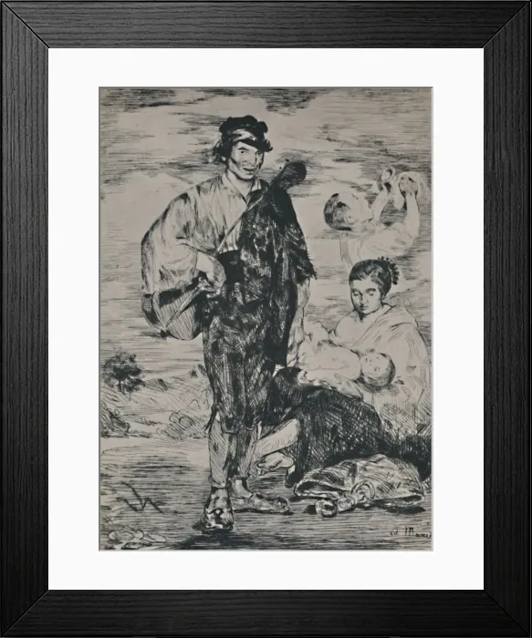 Framed Print : The Gypsies, 1862, (1946). Artist: Edouard Manet Framed Print : The Gypsies, 1862, (1946). Artist: Edouard Manet