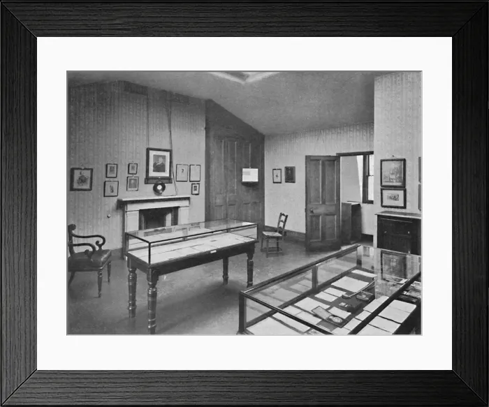 Framed Print : The Attic Study, Carlyle House, Chelsea, 1904 Framed Print : The Attic Study, Carlyle House, Chelsea, 1904