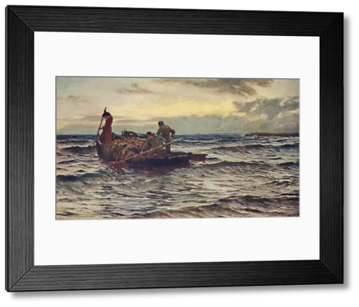 Framed Print : Their Only Harvest, c1875, (1904). Artist: Colin Hunter Framed Print : Their Only Harvest, c1875, (1904). Artist: Colin Hunter