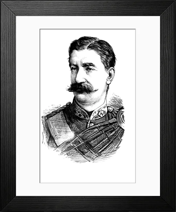 Framed Print : Captain St. John Frome, c1880