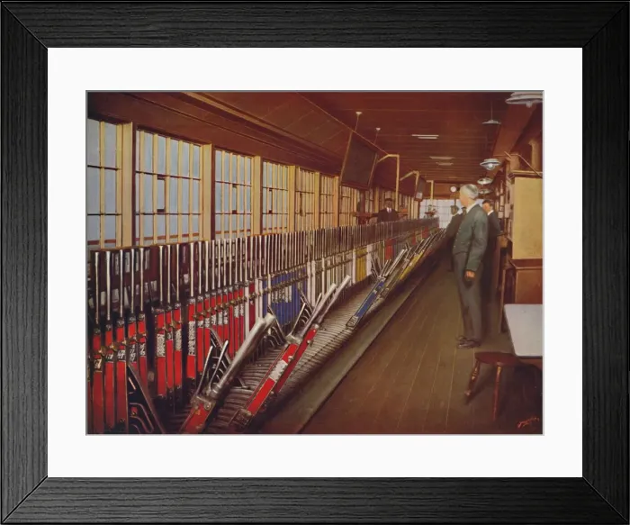 Framed Print : Inside the Locomotive Yard Signal-Box, York, 1926 Framed Print : Inside the Locomotive Yard Signal-Box, York, 1926