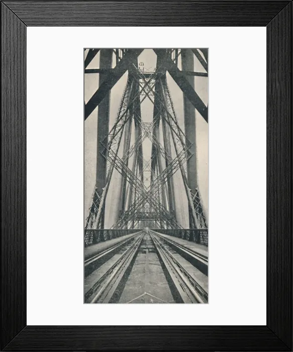 Framed Print : Looking Through the Forth Bridge, 1926 Framed Print : Looking Through the Forth Bridge, 1926