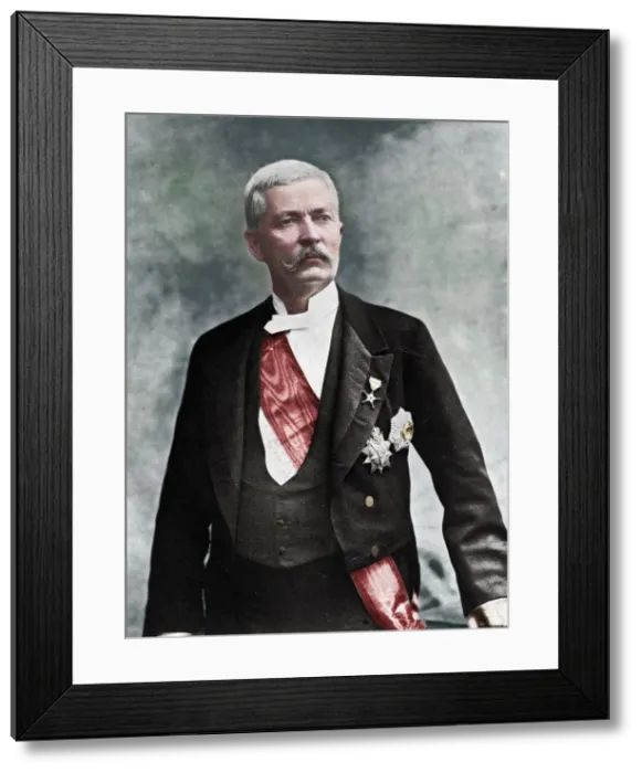 Framed Print : Henry Morton Stanley, Welsh journalist and explorer, late 19th or early 20th century Framed Print : Henry Morton Stanley, Welsh journalist and explorer, late 19th or early 20th century