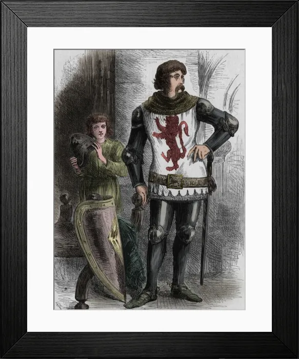 Framed Print : William Wallace, c1270-1305, (c1880) Framed Print : William Wallace, c1270-1305, (c1880)