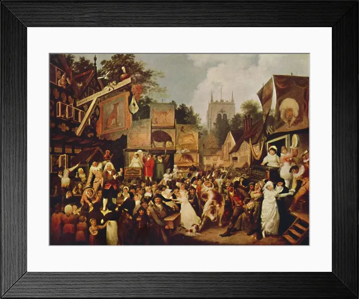 Framed Print : A Village Fair, 1942. Artist: Joseph Parry Framed Print : A Village Fair, 1942. Artist: Joseph Parry