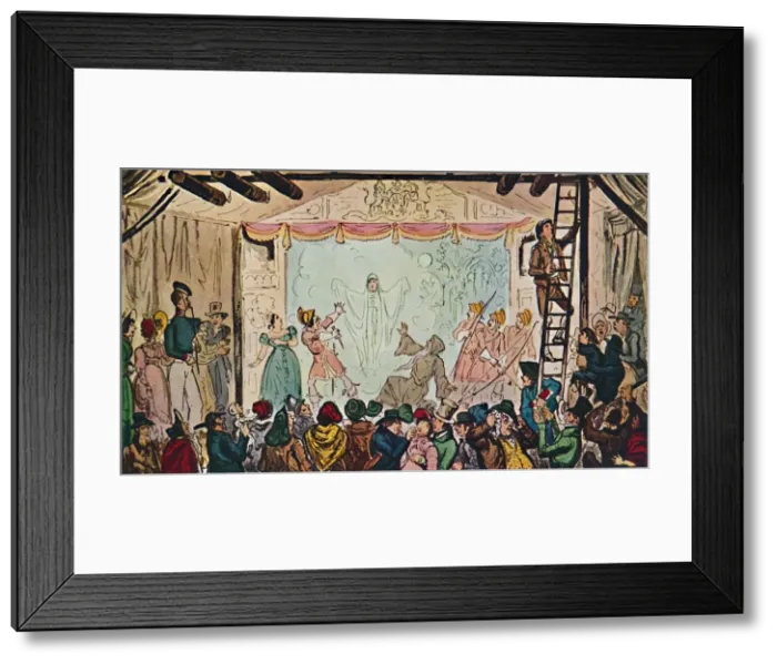 Framed Print : Bartholomew Fair: From the Inside, 1942. Artist: R. Cruikshank Framed Print : Bartholomew Fair: From the Inside, 1942. Artist: R. Cruikshank