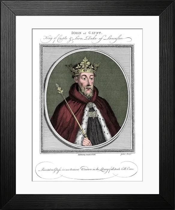 Framed Print : John of Gaunt, Duke of Lancaster (1340-1399) Framed Print : John of Gaunt, Duke of Lancaster (1340-1399)