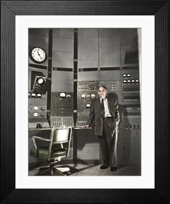 Framed Print : Enrico Fermi, Italian-born American nuclear physicist, c1942 Framed Print : Enrico Fermi, Italian-born American nuclear physicist, c1942