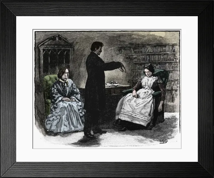 Framed Print : Hypnotism, 1891 Framed Print : Hypnotism, 1891