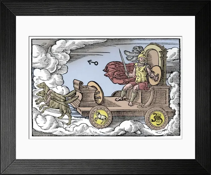 Framed Print : Mars, Roman god of war, 1569 Framed Print : Mars, Roman god of war, 1569